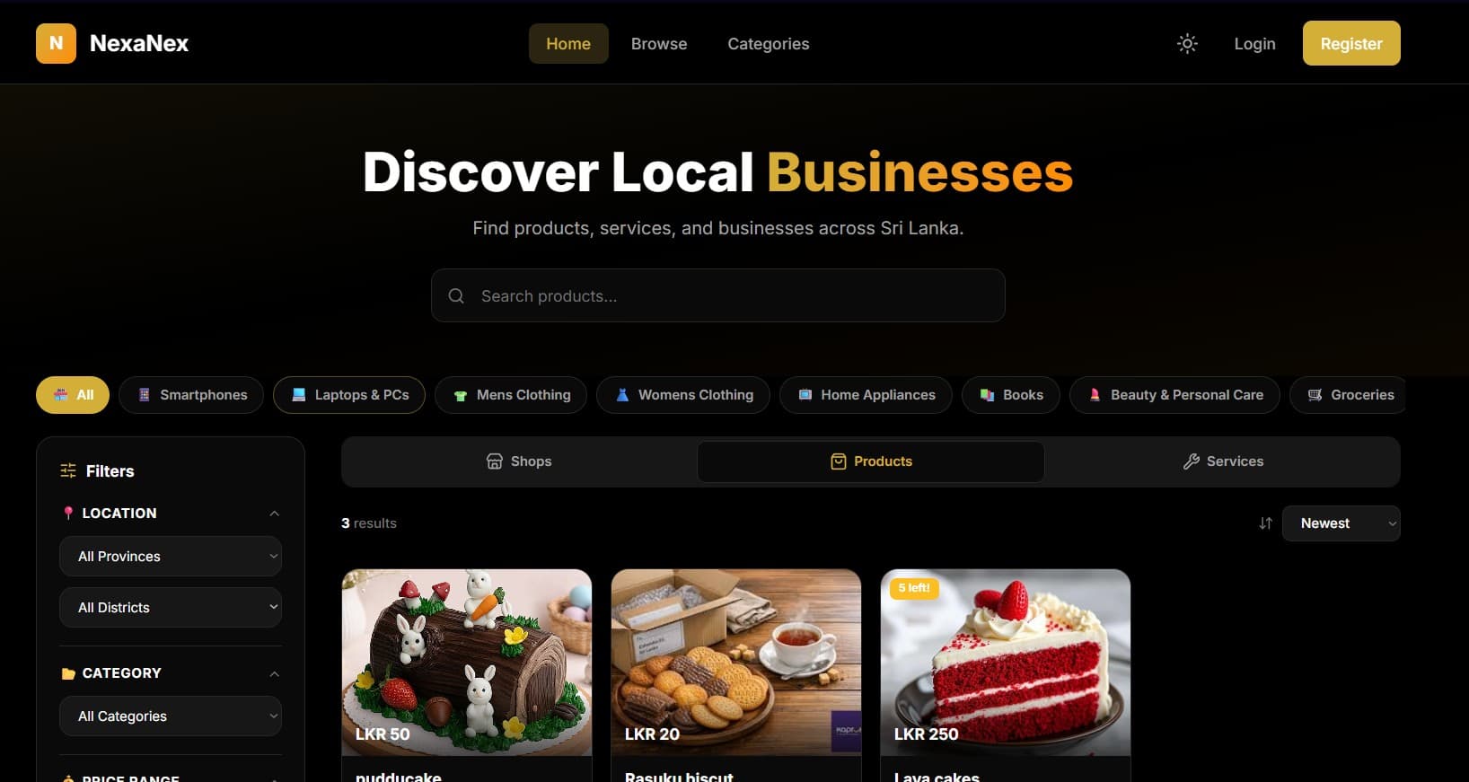 NexaNex - Business Directory